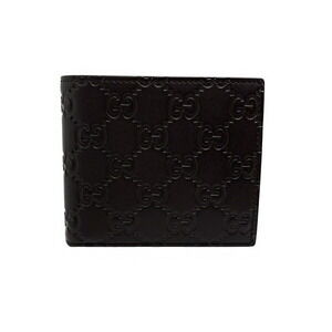 Gucci Wallet Bi fold GG Guccissima Leather Brown